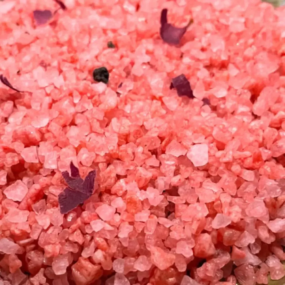 Midsommer Queen Sizzling Room Salt Crystal Potpourri: Orange Apricot Rose Petal